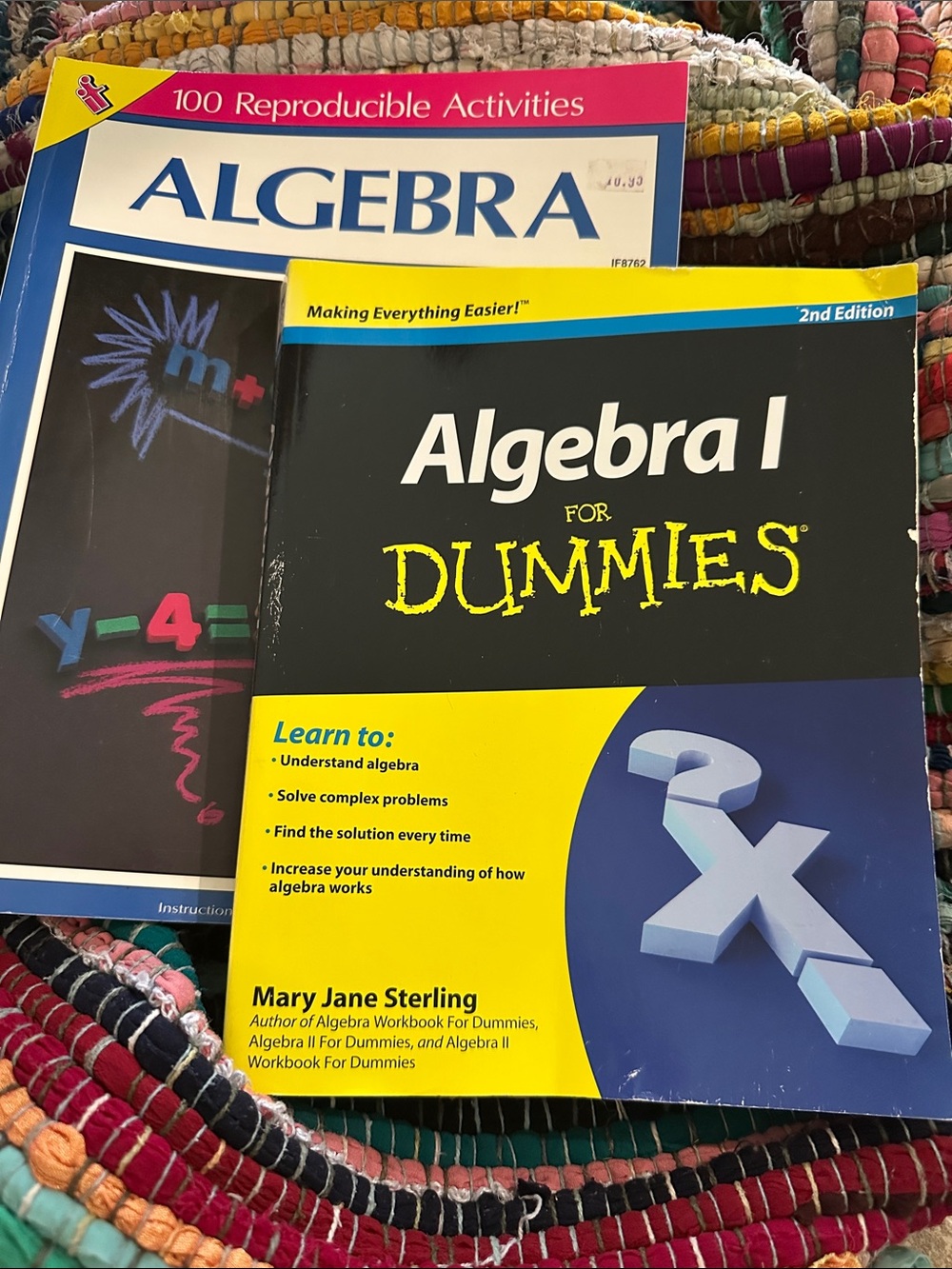Algebra Homeschool Math Bundle For Dummies + Grades 5-8 Workbook Answer Key